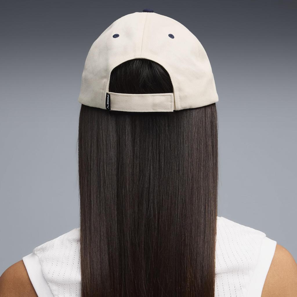 PUMA Classic 6-Panel Baseball Cap - Alpine Snow (026851-03 / One Size Adjustable)