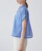 ROPE PICNIC Balloon Hem Blue Women's Blouse, (44)