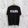 2025 Summer New Trendy Brand Round Neck Short-sleeved Versatile Fashion Casual T-shirt Men's and Women's Loose Printed Top