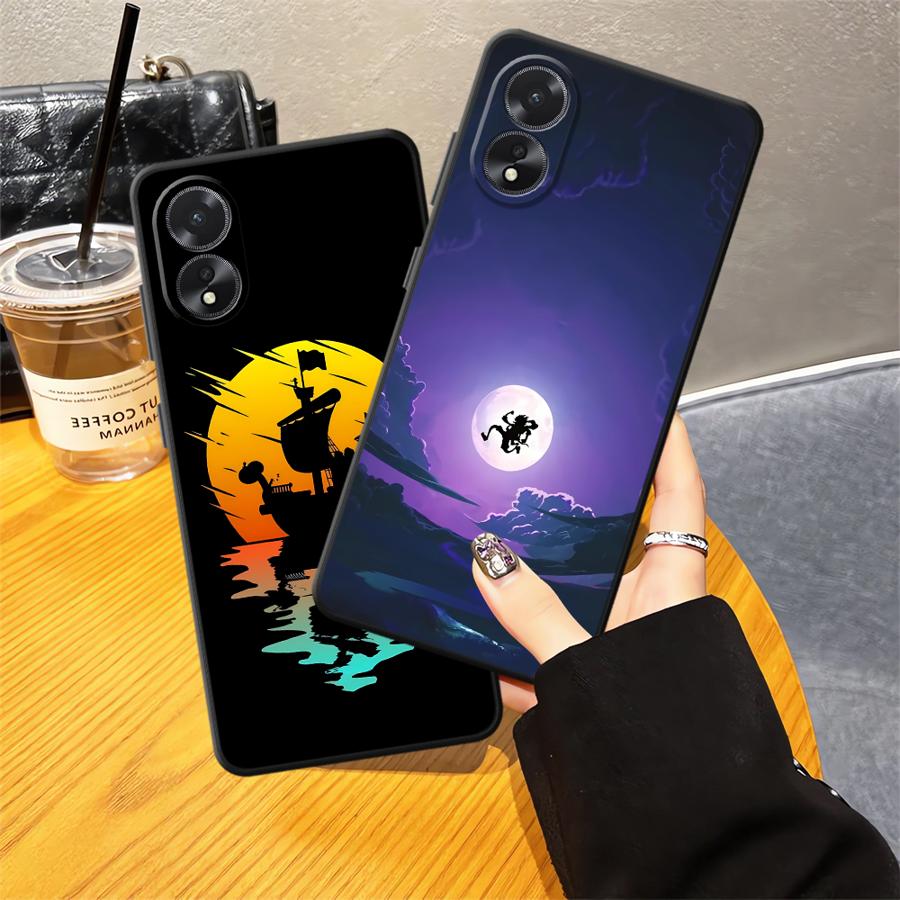 Phone Cover Case for Oppo A18 A31 A72 A9 A38 A17 A32 A73 A54 A15 A32 A11 A37 A12 A36 A16 A33 A71 A52 A53 Luffy Zoro Cartoon