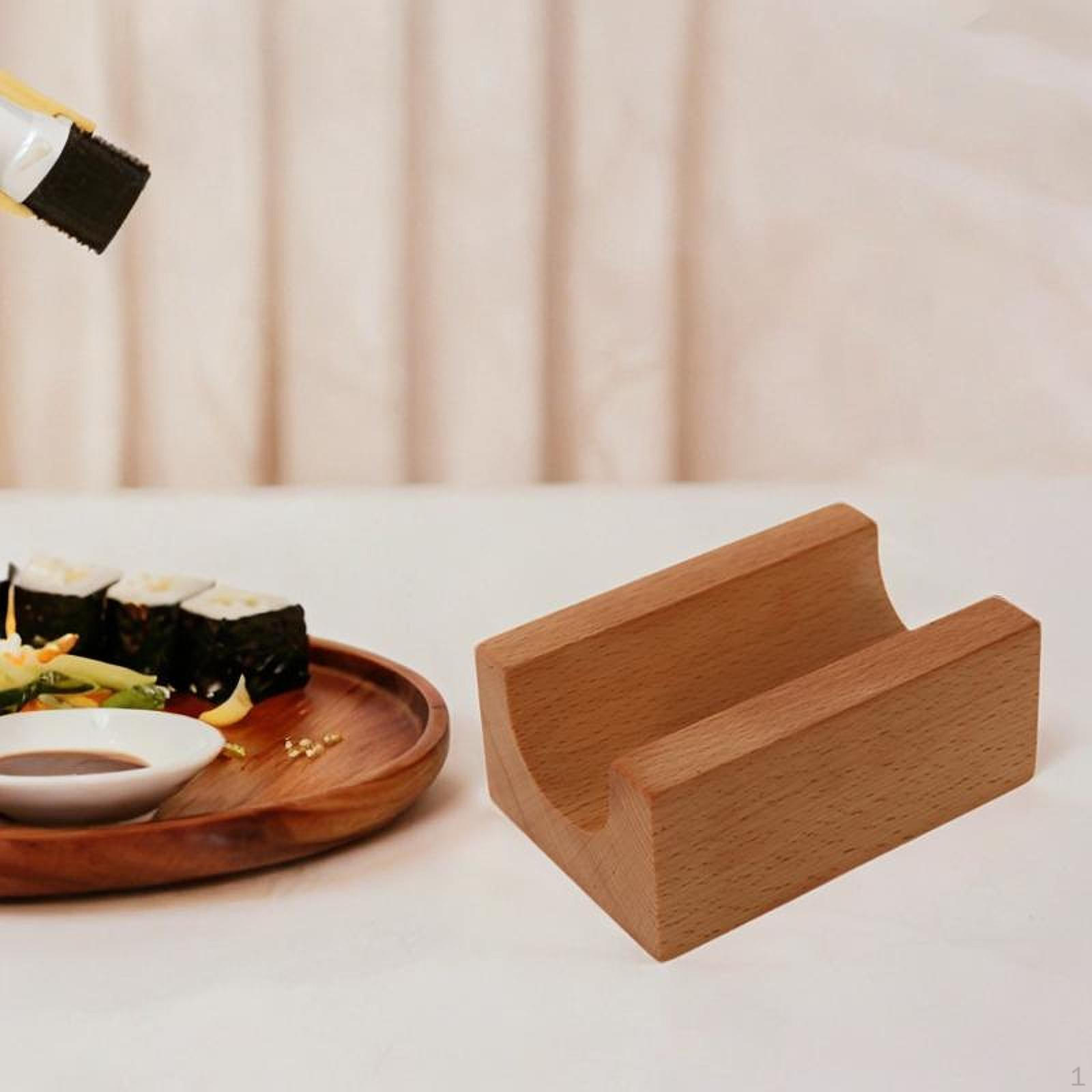 

Японская стойка для суши Taco, настольное украшение, держатель для тарелок, подставка для встреч дома U shape wood