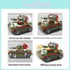 Simulated Tank Diy Assembly Building Block Model Ornament Children Toy For Kids Educational Play Toy