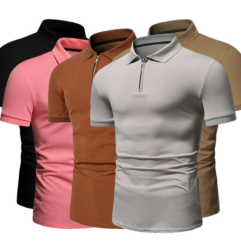 Мужская рубашка поло с коротким рукавом — фото 6