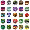 50 Life Tree Hand Account Literary Stickers Creative Totem Pattern Retro Mobile Phone Case Water Cup Computer Decoration Stickers