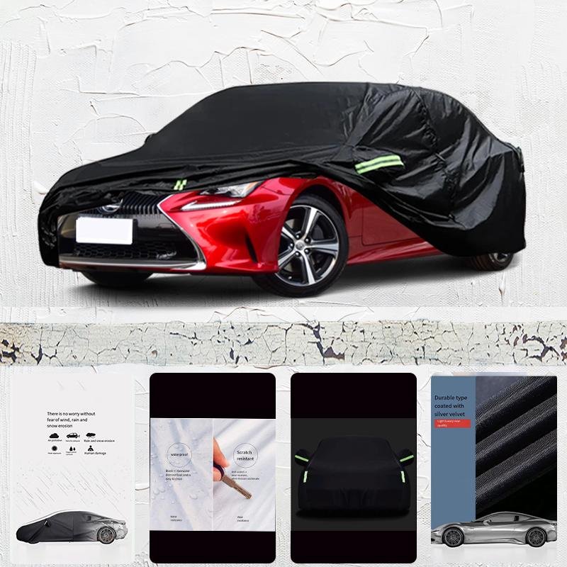For Lexus RC Anti-UV Sun Shade Rain Snow Resistant Dustproof Black cover Car umbrella Full Car Cover Outdoor Protection