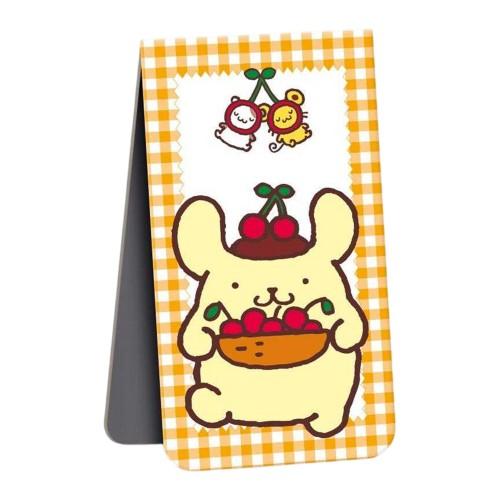 Hello Kitty Pompompurin Cherry Magnetic Bookmark