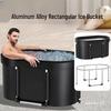 Portable Folding Ice Bath Tub for Adults - Home Assembly Athlete Soaking & Cooling Tub