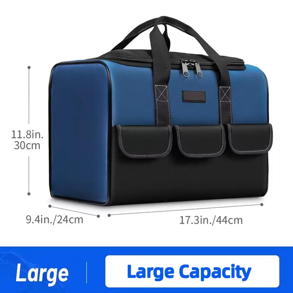 

Многофункциональная сумка для инструментов, утолщенная, большой емкости, водонепроницаемая, износостойкая, многокарманная сумка для хранения электрика