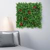 Paredes de Plantas Artificiales Seto de Follaje Paneles de Vegetación Cafés