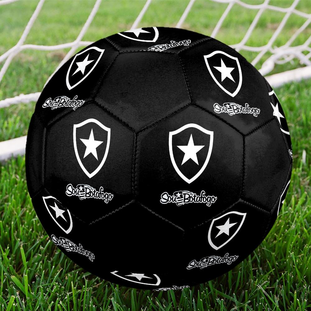 Botafogo FR Soccer Ball, colorful, suitable for all ages, machine-stitched, PVC material, competition grade, durable and high bounce