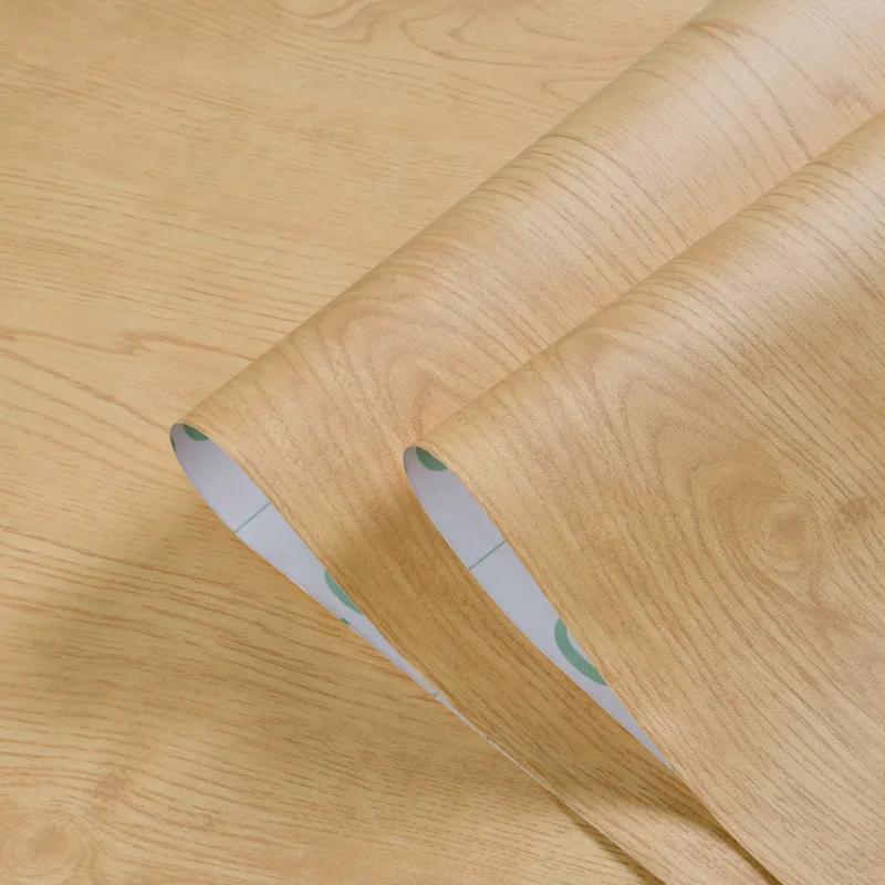 

1PC 3metersx40cm Wide Vinyl Flooring Roll Self-Adhesive, Wood Grain Floor sticker Peel and Stick Floor Stickers Durable