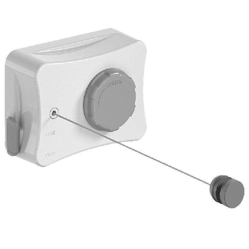 Kele Invisible Indoor Clothesline: No-Punch, Steel Wire Drying Rack for Balcony and Bathroom.