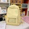 Schoolbag Korean Ins Star Schoolbag Unpopular Niche Does Not Collide with Junior High School Girls High Value High School Students Simple Backpack
