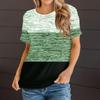 Women's Short Sleeve T Shirts Crewneck Loose Casual Tee Flower Print Tops for Women Tee Shirts