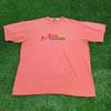 Vintage 80s Disney Mickey-Mouse Shirt XL 26x29 Salmon-Pink