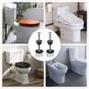 2PCS Waterproof Toilet Seat Fasteners Top-mounted Toilet Seat Hinge  Bathroom Maintenance