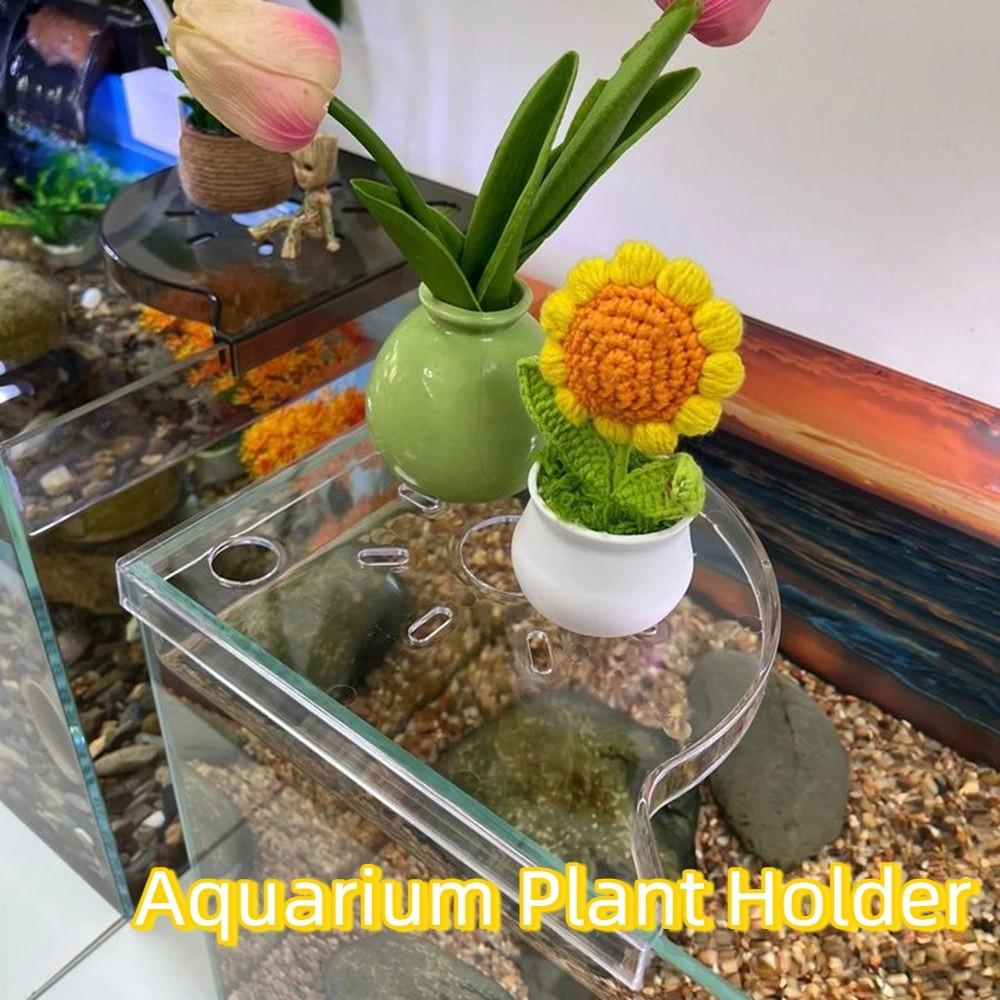 Punch-free Corner Fish Tank Shelf Triangle Coral Bracket Fish Tank Corner Storage Rack Desk