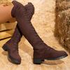 Fashion Sexy Knee Boots for Women 2025 Spring/autumn High Heels Platform Gothic Fashion Boots for Women Fashion Long Thigh High Boots