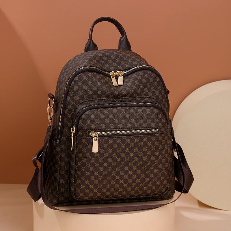 Schultasche1011 Neue Mode Vielseitig Premium Große Kapazität Wasserdicht Doppelte Rückseite Eine Schulter Crossbody Tragbar Reise Studenten Tasche