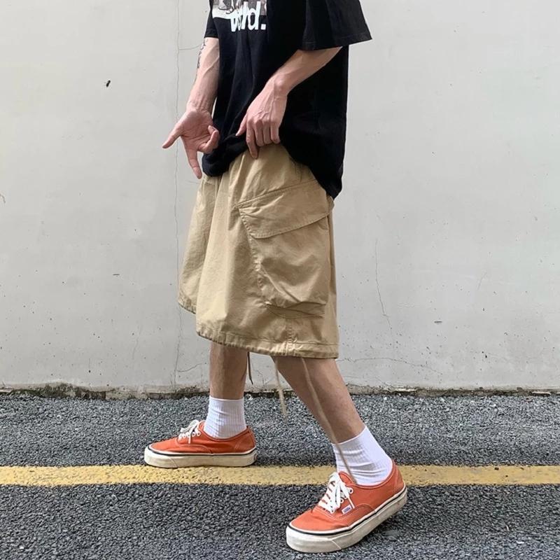 Men's Wide Leg Shorts Summer Men Short Oversize Vintage Shorts Clothing Men's Sports Running Workout Cargo Pants