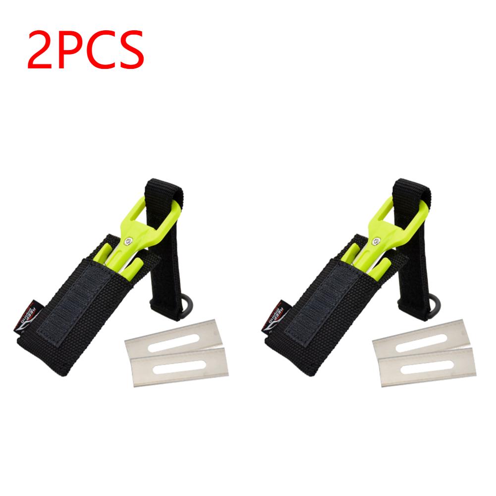 1/2Pcs Scuba Diving Cutting Special Knives Line Cutter Underwater Knives Spearfishing Secant Equipment Tools 8 Colors Optional