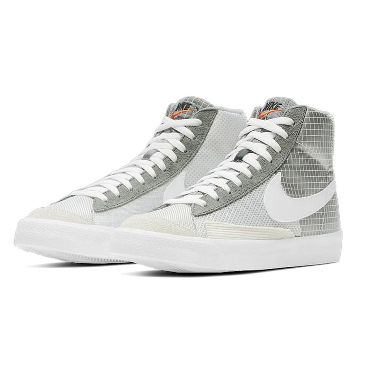 Nike Blazer Mid 77 Patch - Kouřově šedé Pánské tenisky Particle-Grey Anthracite White DD1162-001