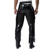 Vintage Cowboy Fransen Chaps für Herren, Verstellbare Schnalle Wildlederhosen, Schrittfreies Design für Halloween & Western-Themenparty