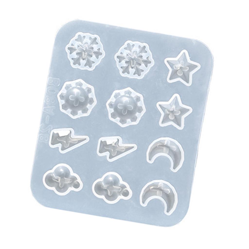 Fashionable Earring Sturdy Silicone Mould Set Accessory Portable for Stylish Jewelry Making Resin Casting Set