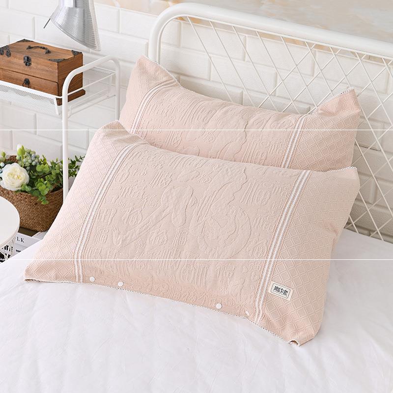 Buckle Design Can Be Fixed and Adjustable Non-slip Slip Off Pillowcase Single Gauze Pillow Cover Magic Pillow Cover Pillow Case
