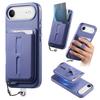 2-in-1 Magnetische Leder-Geldbörse Kartenfach Handyhülle Für iPhone 17 Pro Max 16 Plus 15 14 13 12 Stoßfest Versteckte Handgelenkschlaufe Hülle