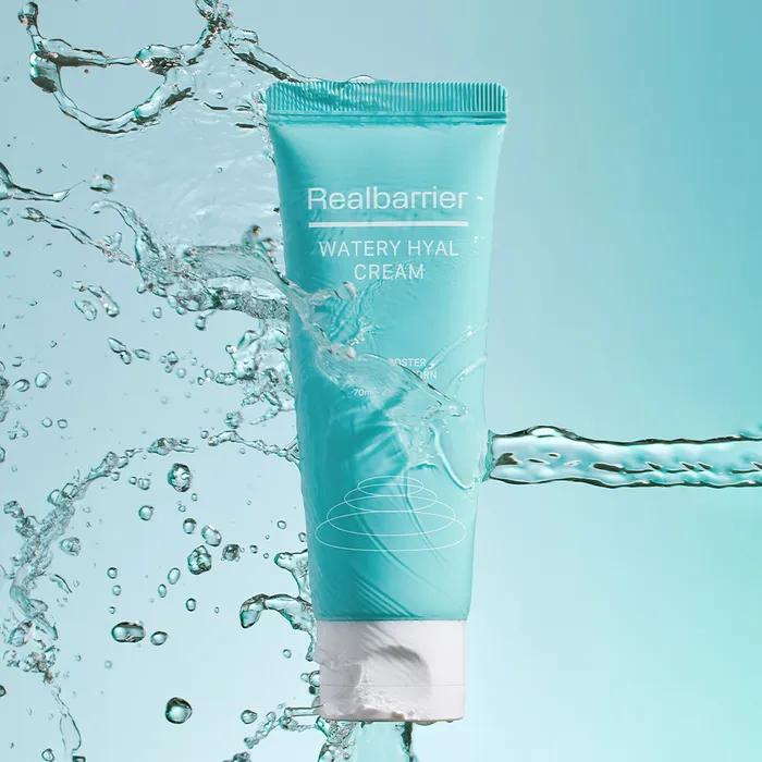 Real Barrier Watery Hyal Cream 70ml (+ Extreme Cream 20ml + 5 Sachets)