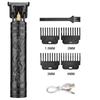 Vintage T9 Barber Clipper Rechargeable Cordless Hair Trimmer Kit For Men Professional Grade With Dragon Engraved Retro Design