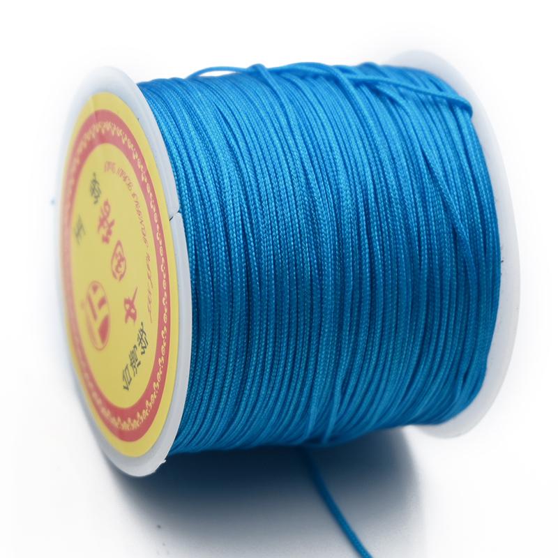 חוט ניילון 0.8 מ"מ חוט סיני קשר סיני חוט מקראמה צמיד שרשרת חוט שזור ל-DIY שרשרת שנדלה גדיל חרוזים יצירה