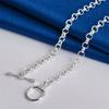 Charm 925 Sterling Silver Exquisite High Heels/Bag Pendant Necklace Women's Fashion Party Wedding Gift Jewelry