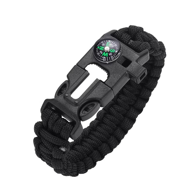 Brangdy Outdoor Tactical Survival Flint Bracelet (4-Pack)