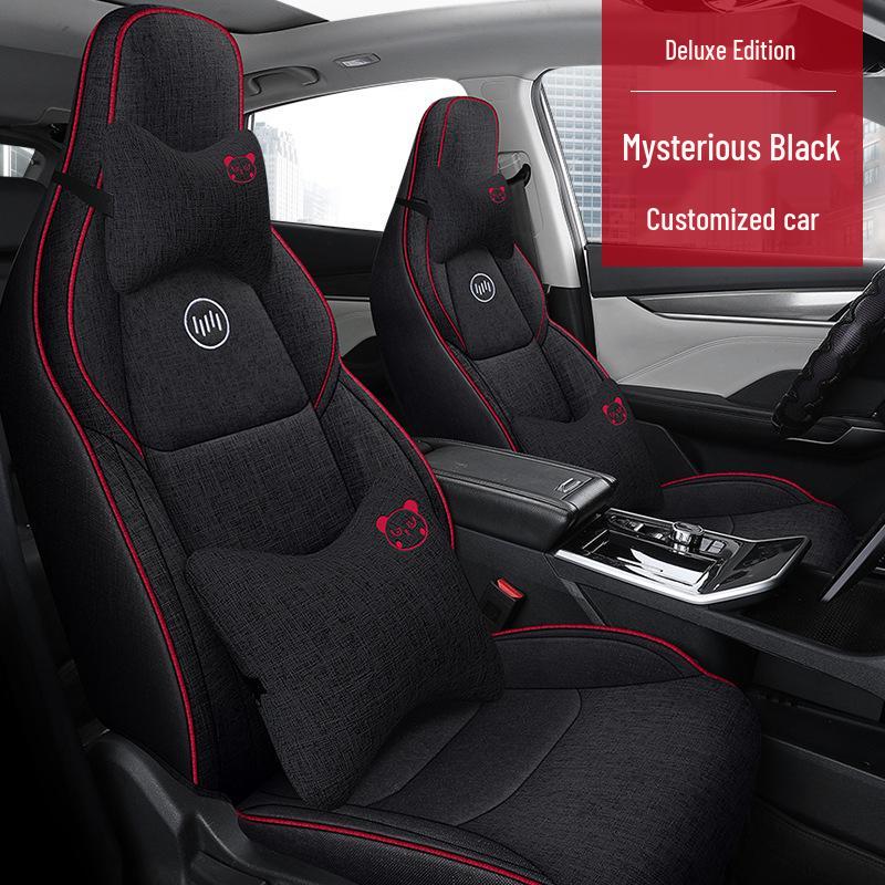 JYZ Weltmeister EX5 Linen Car Seat Cover Cushion - Fashionable, Sporty, All-Season Design.