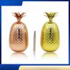 1Pc  Plastic Cup Cocktail Pineapple Fruit Strawberry Lemon Straw Cup Cocktail Cups
