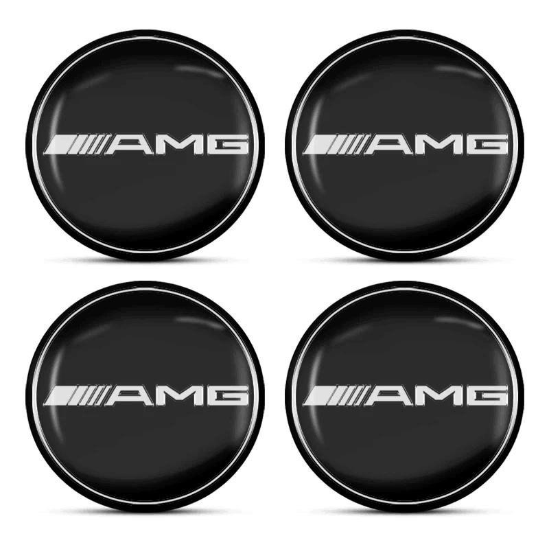 4pcs Car Rim Cover Decal Tire Wheel Center Hub Cap Sticker Emblem Decal For Mercedes-Benz C180 E320 E400 E260 E300 W108 W124