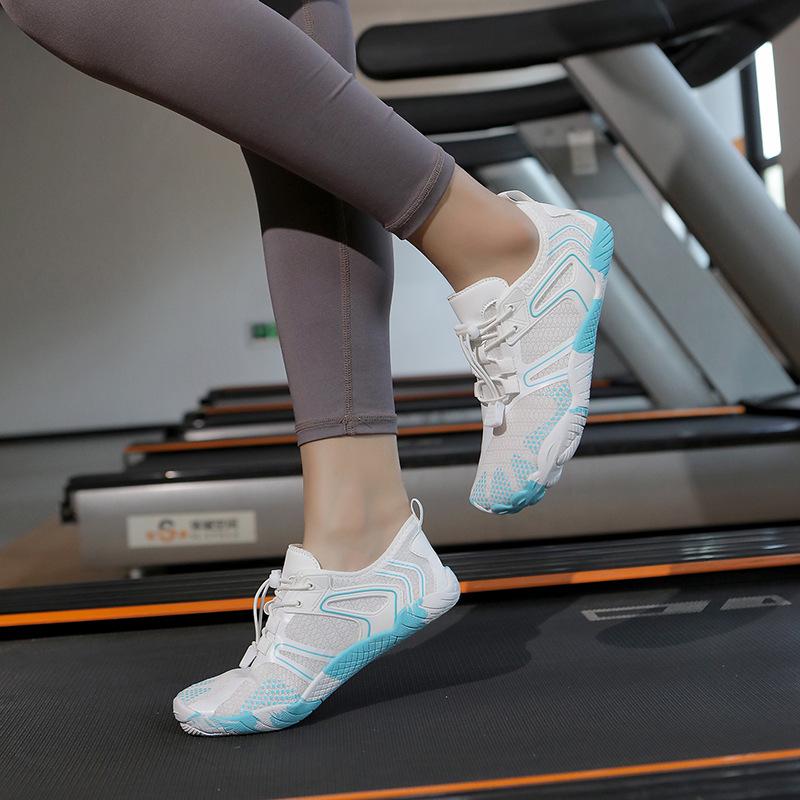 Shock-Absorbing Indoor Fitness Shoes, Silent & Non-Slip, for Men & Women, Perfect for Jumping, Aerobics, Yoga, Running, Gym Training.