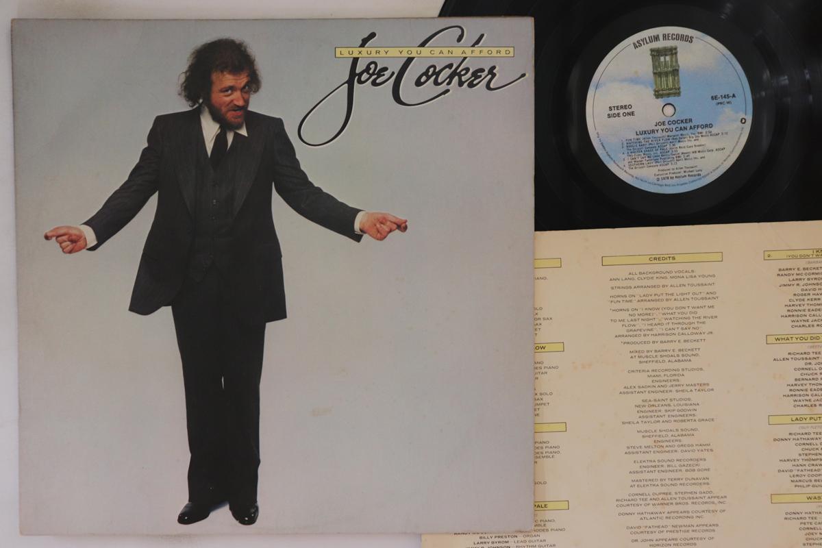 

LP Record JOE COCKER - Luxury You Can Afford 6E145 ASYLUM 1978 US Rock Used