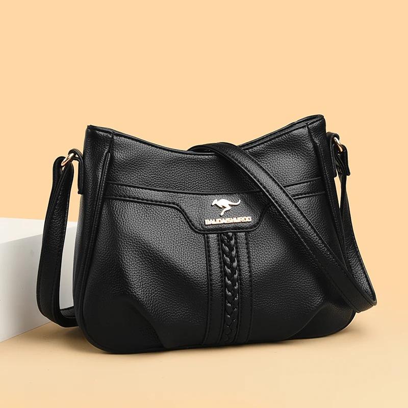 Einfache Retro Damen Schultertasche, Lässige Umhängetasche, Modische Damen Schultertasche, Geeignet für Alltag, Shopping, Pendeln