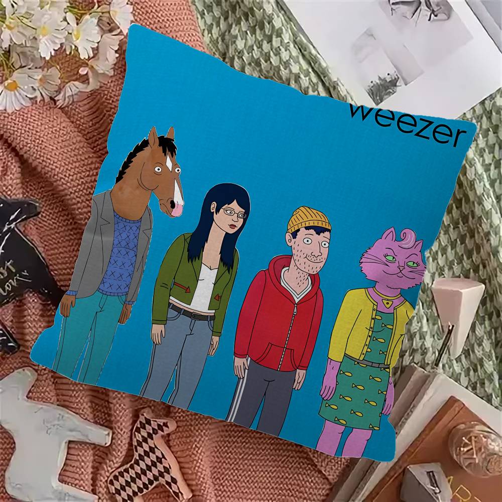 BBoJacksHHorseman Cushion Cover Inches Farmhouse Decor Home Throw Pillow Covers for Couch Decorations