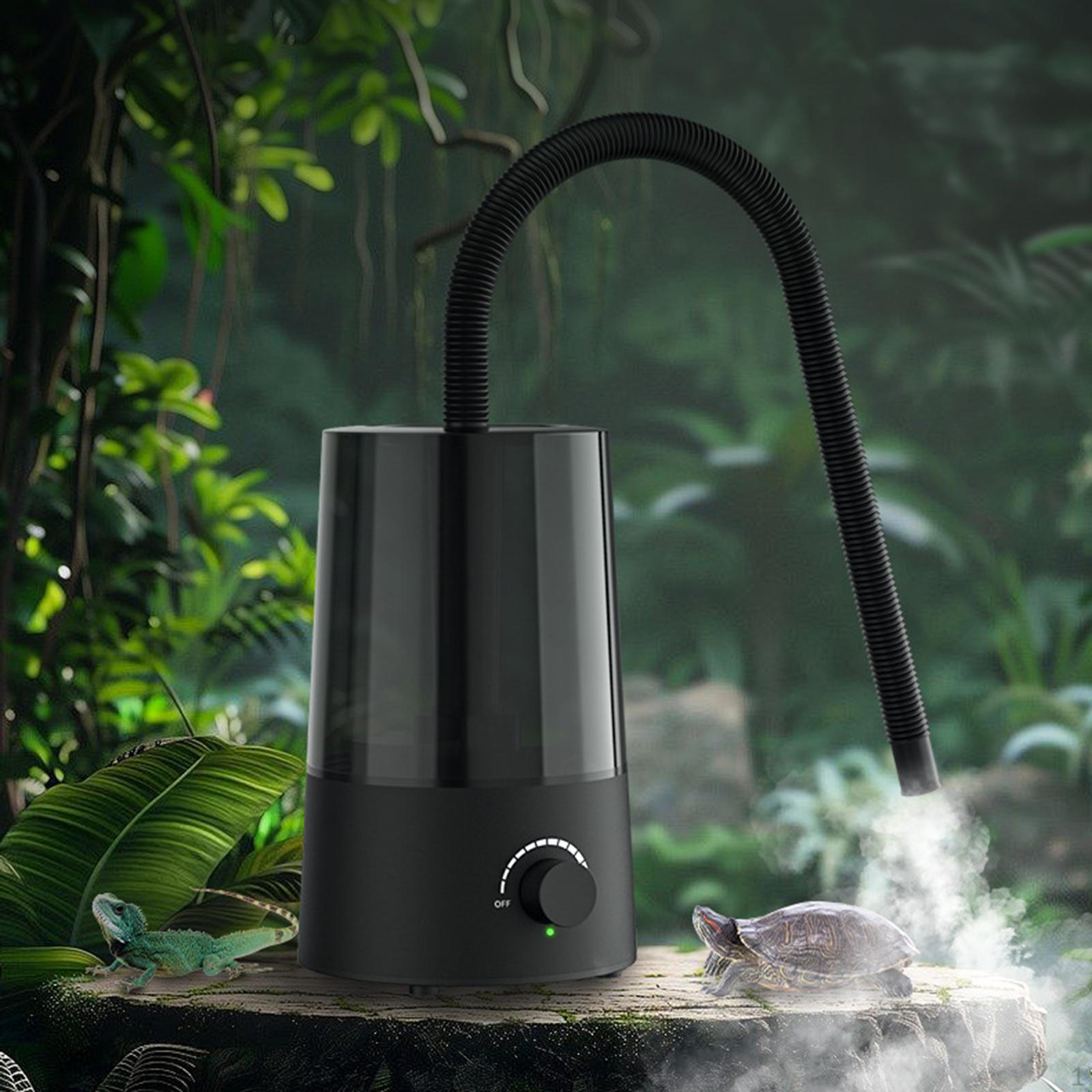

Увлажнитель воздуха для рептилий Quiet Reptile Mister Fogger для лягушек-амфибий, черный single tube
