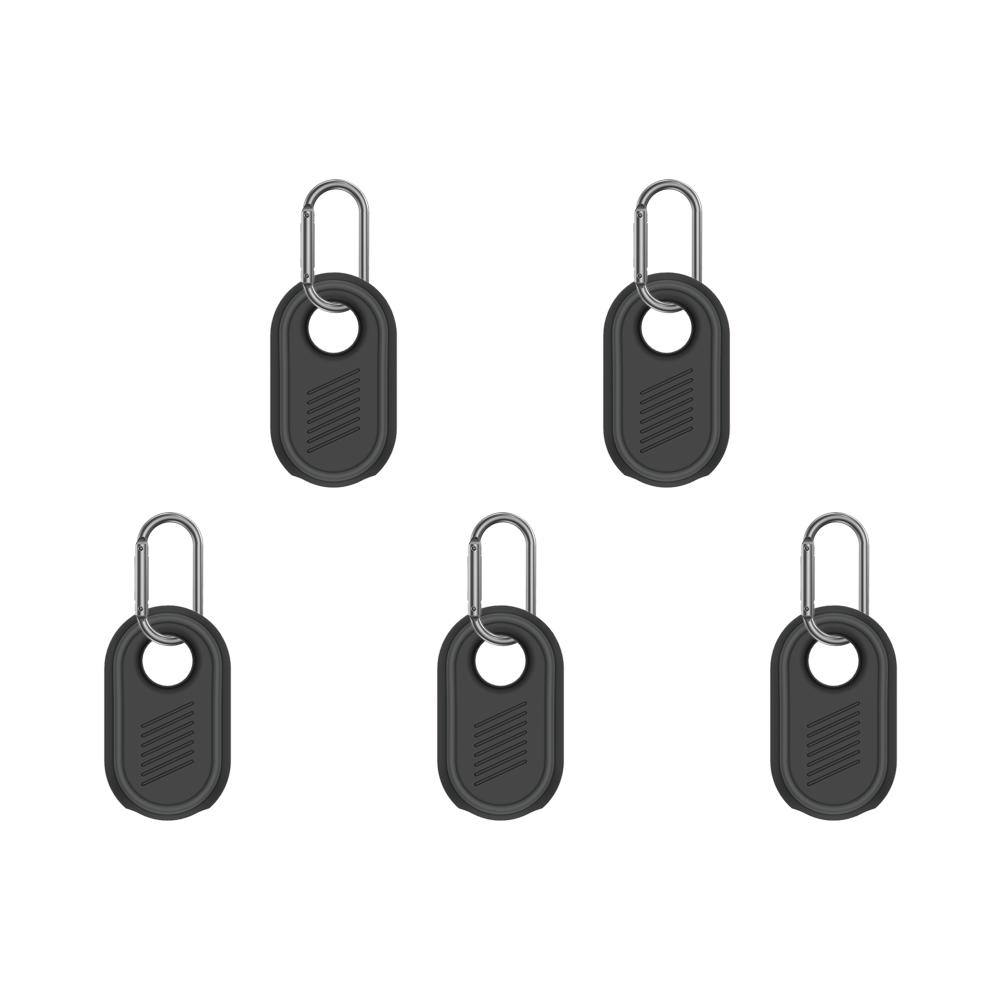 

FE# Силиконовый защитный чехол с брелком для Samsung Galaxy SmartTag2(черный)