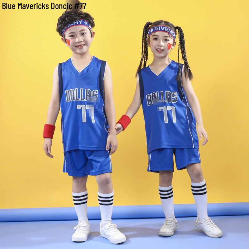 Kids' Summer Basketball Uniform Set: Sports Vest for Kindergarten & Primary School
