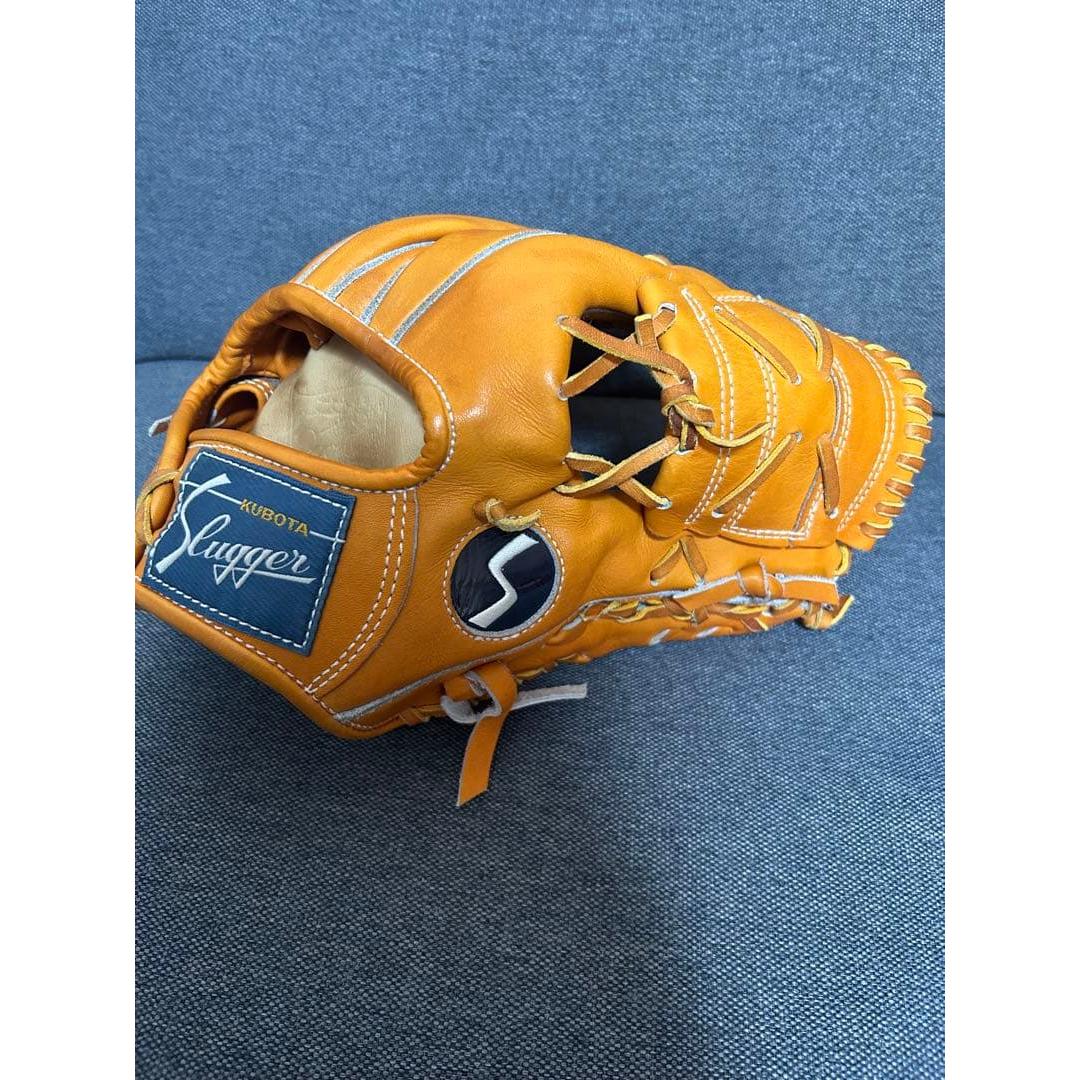 Used Kubota Slugger 80th Anniversary Softball Glove Orange Unused Rare
