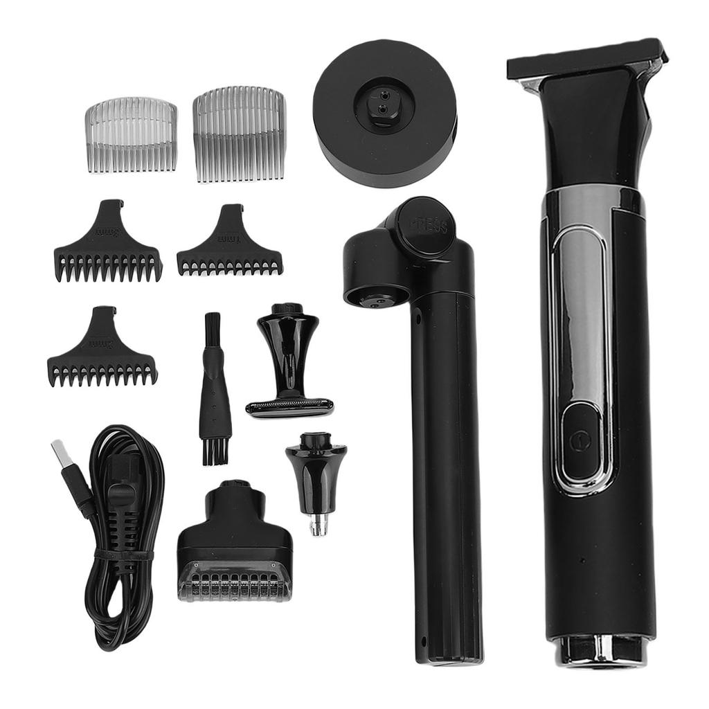 Back Trimmer for Men Telescopic Long Handle Electric Back Hair Groomer IPX6 Water Proof Grooming Kit