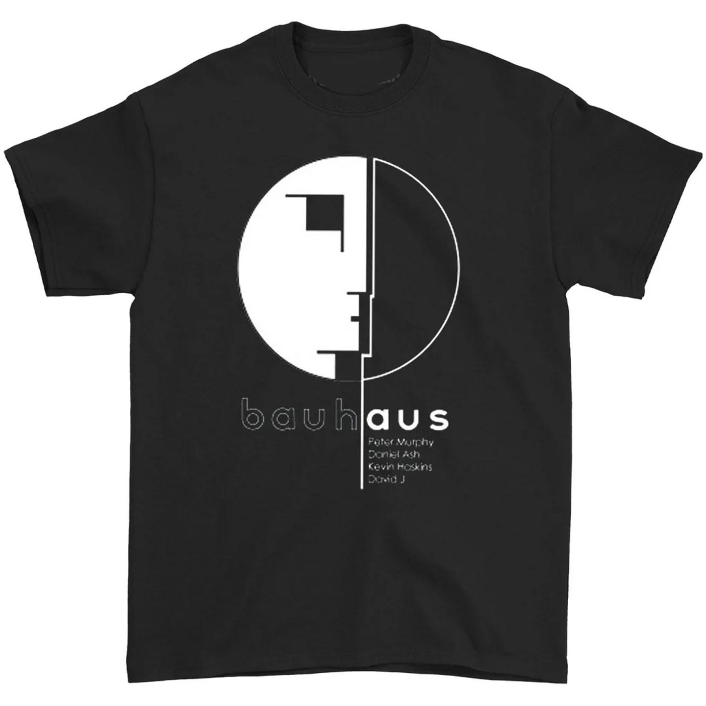 Bauhaus Band Gothic Rock Casual T-Shirt Men s and Women s Luxury Band Brand Top 2026 S разноцветный