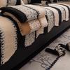 Nordic Style Non-slip Couch Cushion Winter Thickened Plush Sofa Covers Lamb Wool  Sofa Protective Blanket Home Decoration Sofa Pad