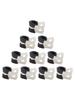 10Pcs Hose Clamp Hose Clip Removable Rubber Lining